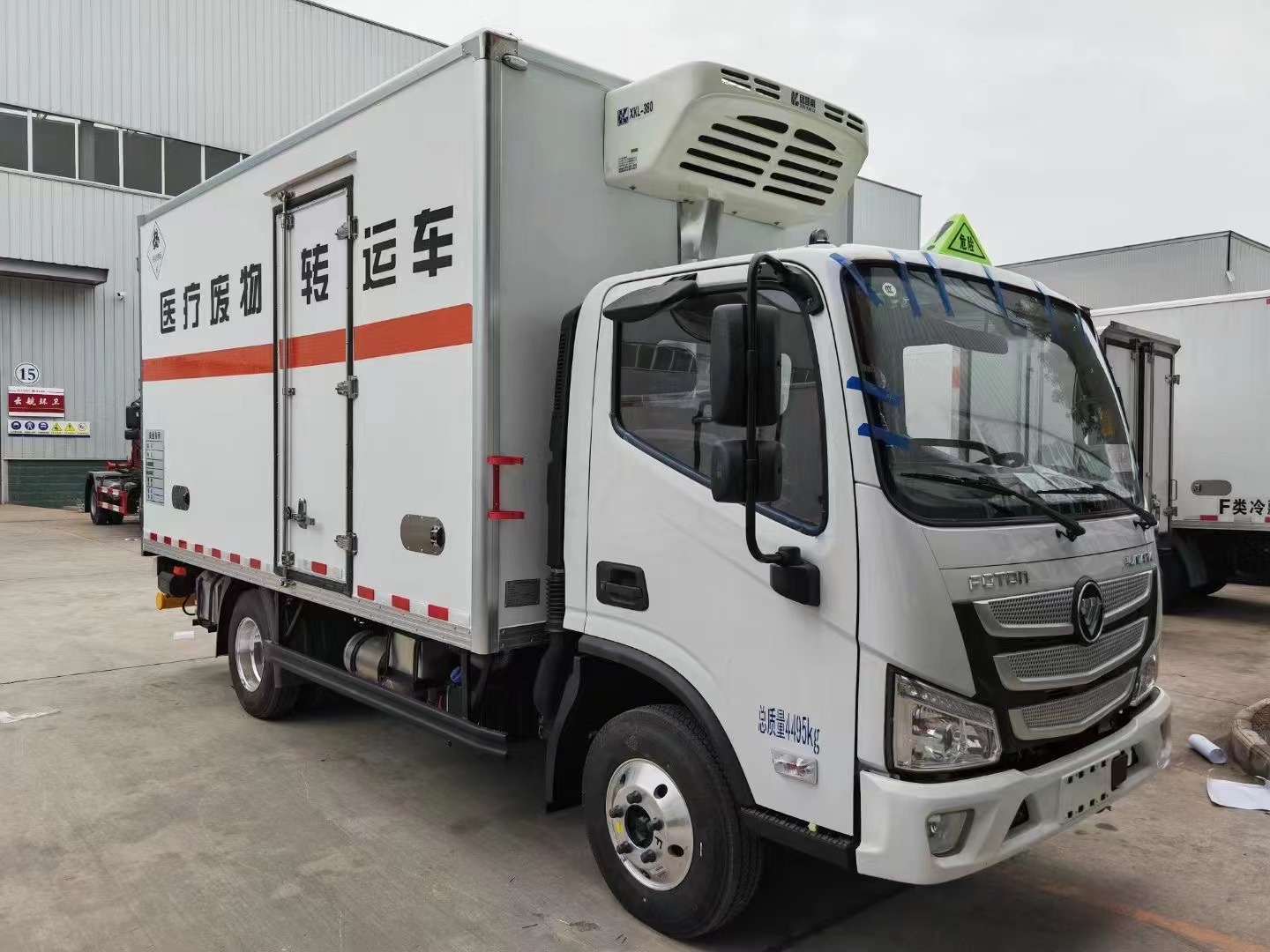 歐馬可藍牌醫(yī)療廢物轉(zhuǎn)運車